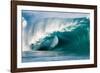 Giant surf at Waimea Bay Shorebreak, North Shore, Oahu, Hawaii-Mark A Johnson-Framed Photographic Print