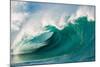 Giant surf at Waimea Bay Shorebreak, North Shore, Oahu, Hawaii-Mark A Johnson-Mounted Photographic Print