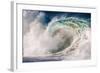 Giant surf at Waimea Bay Shorebreak, North Shore, Oahu, Hawaii-Mark A Johnson-Framed Photographic Print