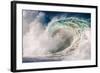 Giant surf at Waimea Bay Shorebreak, North Shore, Oahu, Hawaii-Mark A Johnson-Framed Photographic Print