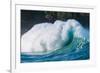 Giant surf at Waimea Bay Shorebreak, North Shore, Oahu, Hawaii-Mark A Johnson-Framed Photographic Print