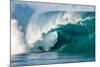 Giant surf at Waimea Bay Shorebreak, North Shore, Oahu, Hawaii-Mark A Johnson-Mounted Photographic Print