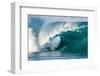 Giant surf at Waimea Bay Shorebreak, North Shore, Oahu, Hawaii-Mark A Johnson-Framed Photographic Print