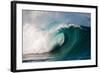 Giant surf at Waimea Bay Shorebreak, North Shore, Oahu, Hawaii-Mark A Johnson-Framed Photographic Print