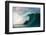 Giant surf at Waimea Bay Shorebreak, North Shore, Oahu, Hawaii-Mark A Johnson-Framed Photographic Print