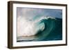 Giant surf at Waimea Bay Shorebreak, North Shore, Oahu, Hawaii-Mark A Johnson-Framed Photographic Print