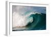 Giant surf at Waimea Bay Shorebreak, North Shore, Oahu, Hawaii-Mark A Johnson-Framed Photographic Print