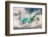 Giant surf at Waimea Bay Shorebreak, North Shore, Oahu, Hawaii-Mark A Johnson-Framed Photographic Print