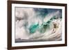 Giant surf at Waimea Bay Shorebreak, North Shore, Oahu, Hawaii-Mark A Johnson-Framed Photographic Print