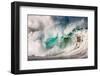 Giant surf at Waimea Bay Shorebreak, North Shore, Oahu, Hawaii-Mark A Johnson-Framed Premium Photographic Print