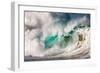 Giant surf at Waimea Bay Shorebreak, North Shore, Oahu, Hawaii-Mark A Johnson-Framed Photographic Print