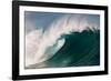 Giant surf at Waimea Bay Shorebreak, North Shore, Oahu, Hawaii-Mark A Johnson-Framed Photographic Print