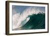 Giant surf at Waimea Bay Shorebreak, North Shore, Oahu, Hawaii-Mark A Johnson-Framed Photographic Print