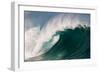 Giant surf at Waimea Bay Shorebreak, North Shore, Oahu, Hawaii-Mark A Johnson-Framed Photographic Print