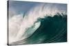 Giant surf at Waimea Bay Shorebreak, North Shore, Oahu, Hawaii-Mark A Johnson-Stretched Canvas