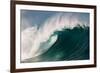 Giant surf at Waimea Bay Shorebreak, North Shore, Oahu, Hawaii-Mark A Johnson-Framed Photographic Print