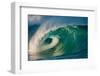 Giant surf at Waimea Bay Shorebreak, North Shore, Oahu, Hawaii-Mark A Johnson-Framed Photographic Print