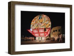 Giant taiko drum, Nebuta festival floats, Hirosaki, Aomori prefecture, Tohoku, Honshu, Japan-Christian Kober-Framed Photographic Print