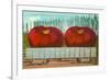 Giant Tomatoes in Rail Car-null-Framed Art Print