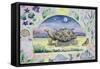 Giant Tortoise (Month of May from a Calendar)-Vivika Alexander-Framed Stretched Canvas