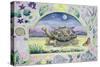 Giant Tortoise (Month of May from a Calendar)-Vivika Alexander-Stretched Canvas