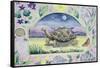 Giant Tortoise (Month of May from a Calendar)-Vivika Alexander-Framed Stretched Canvas