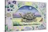 Giant Tortoise (Month of May from a Calendar)-Vivika Alexander-Stretched Canvas