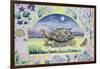 Giant Tortoise (Month of May from a Calendar)-Vivika Alexander-Framed Giclee Print