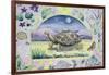 Giant Tortoise (Month of May from a Calendar)-Vivika Alexander-Framed Giclee Print