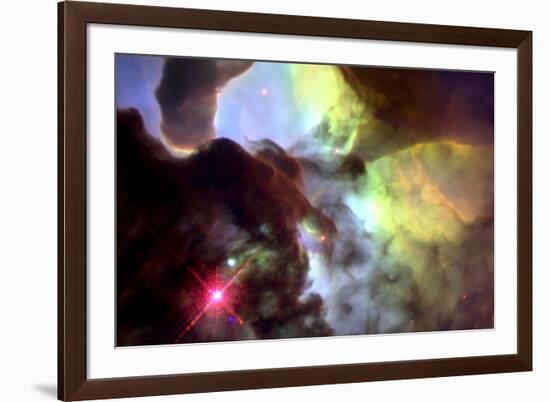 Giant Twisters in the Lagoon Nebula Space-null-Framed Photo