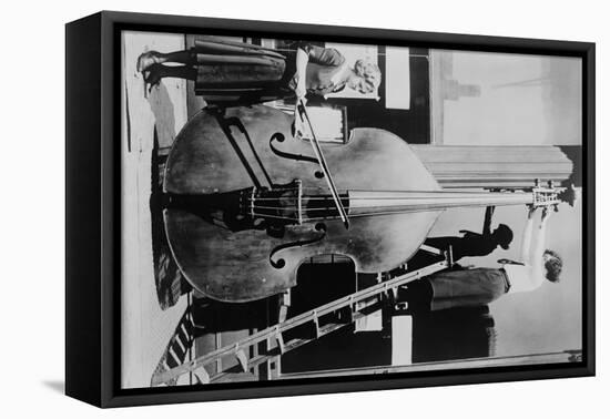 Giant Violin, the over 12 Feet Tall-null-Framed Stretched Canvas