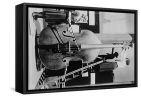 Giant Violin, the over 12 Feet Tall-null-Framed Stretched Canvas