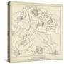 Giants and Titans-John Flaxman-Stretched Canvas