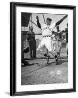 Giants Baseball Player Willie Mays Playing Pepper at Phoenix Training Camp-Loomis Dean-Framed Premium Photographic Print