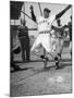 Giants Baseball Player Willie Mays Playing Pepper at Phoenix Training Camp-Loomis Dean-Mounted Premium Photographic Print