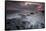 Giants Causeway at Dusk, County Antrim, Northern Ireland, UK, June 2010. Looking Out to Sea-Peter Cairns-Framed Stretched Canvas