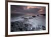 Giants Causeway at Dusk, County Antrim, Northern Ireland, UK, June 2010. Looking Out to Sea-Peter Cairns-Framed Photographic Print