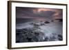 Giants Causeway at Dusk, County Antrim, Northern Ireland, UK, June 2010. Looking Out to Sea-Peter Cairns-Framed Photographic Print