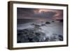 Giants Causeway at Dusk, County Antrim, Northern Ireland, UK, June 2010. Looking Out to Sea-Peter Cairns-Framed Photographic Print