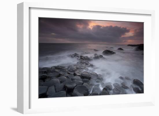 Giants Causeway at Dusk, County Antrim, Northern Ireland, UK, June 2010. Looking Out to Sea-Peter Cairns-Framed Photographic Print