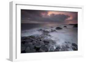 Giants Causeway at Dusk, County Antrim, Northern Ireland, UK, June 2010. Looking Out to Sea-Peter Cairns-Framed Photographic Print