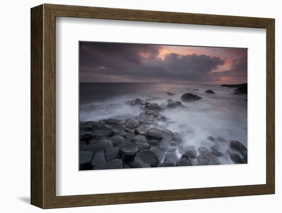 Giants Causeway at Dusk, County Antrim, Northern Ireland, UK, June 2010. Looking Out to Sea-Peter Cairns-Framed Photographic Print