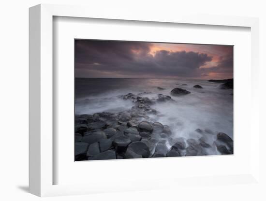 Giants Causeway at Dusk, County Antrim, Northern Ireland, UK, June 2010. Looking Out to Sea-Peter Cairns-Framed Photographic Print