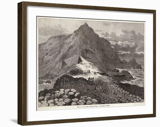 Giants Causeway C1840-WH Bartlett-Framed Art Print