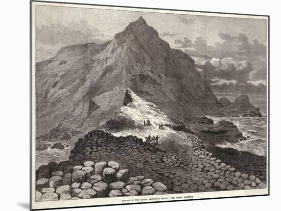 Giants Causeway C1840-WH Bartlett-Mounted Art Print