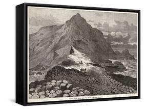 Giants Causeway C1840-WH Bartlett-Framed Stretched Canvas