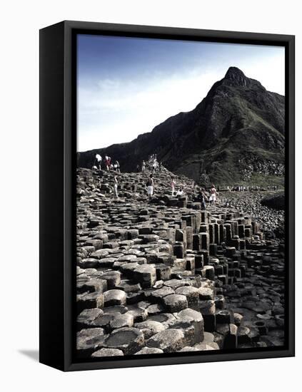 Giants Causeway-Charles Bowman-Framed Stretched Canvas
