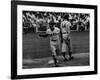 Giants Player, Willie Mays, Running Bases During Game with Dodgers-null-Framed Premium Photographic Print