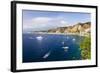 Giardini Naxos Bay, Boats in the Harbor at Taormina, Sicily, Italy, Mediterranean, Europe-Matthew Williams-Ellis-Framed Photographic Print