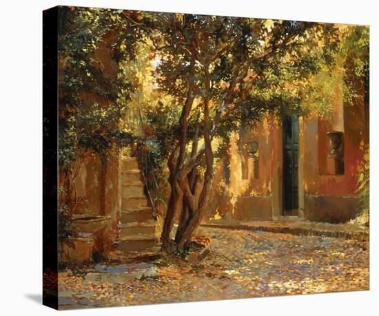 Giardino di Via Margutta-Alexander Sergeeff-Stretched Canvas